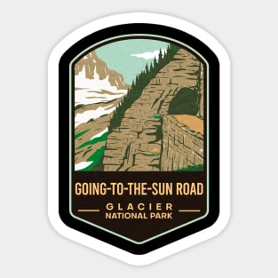 Going-To-The-Sun Road Glacier National Park Sticker